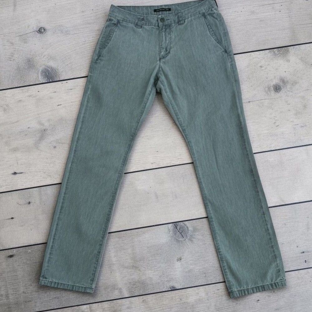 John Varvatos USA Mens Grey Cotton Casual Chino Pants Size 30